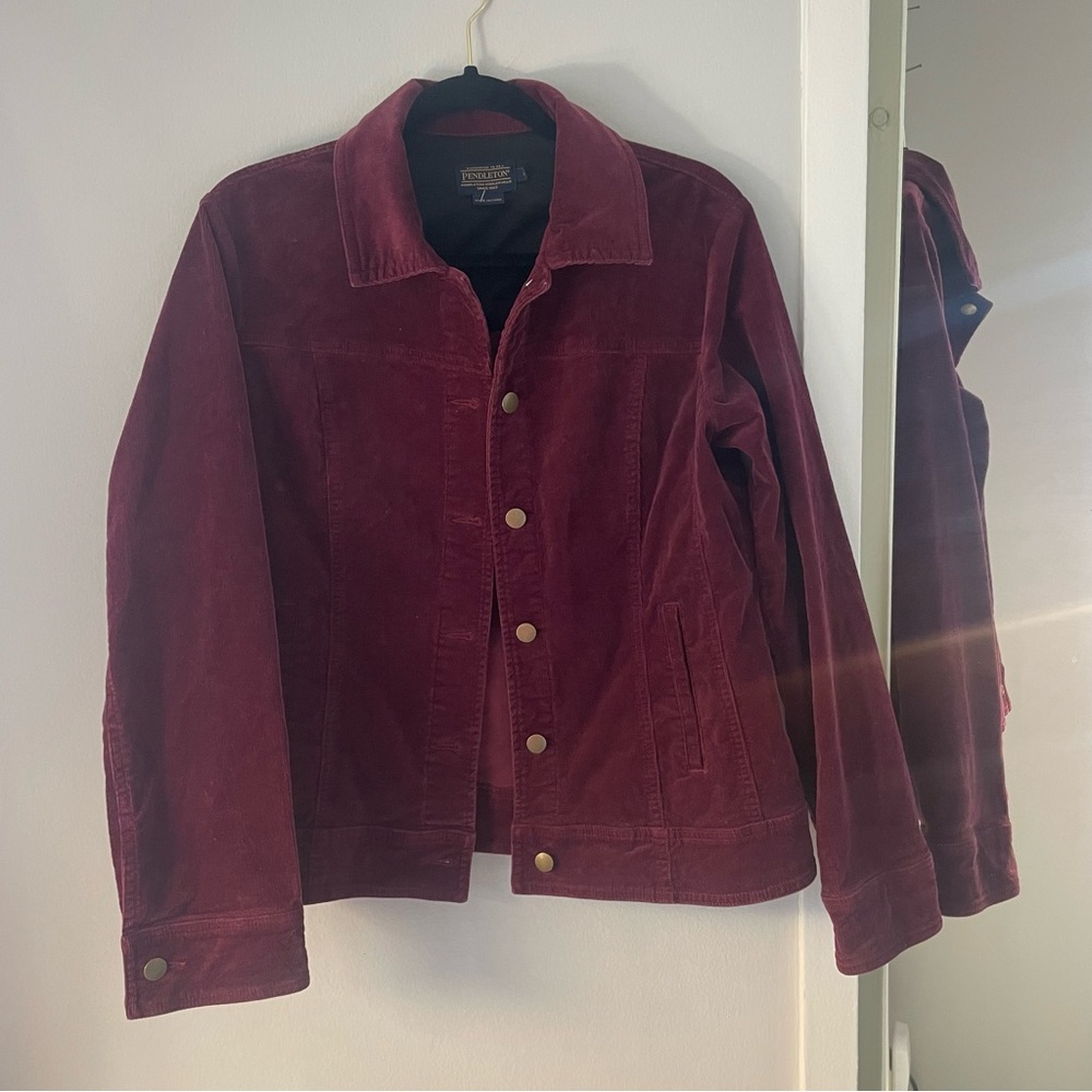 Pendleton Red Corduroy Jacket - image 1